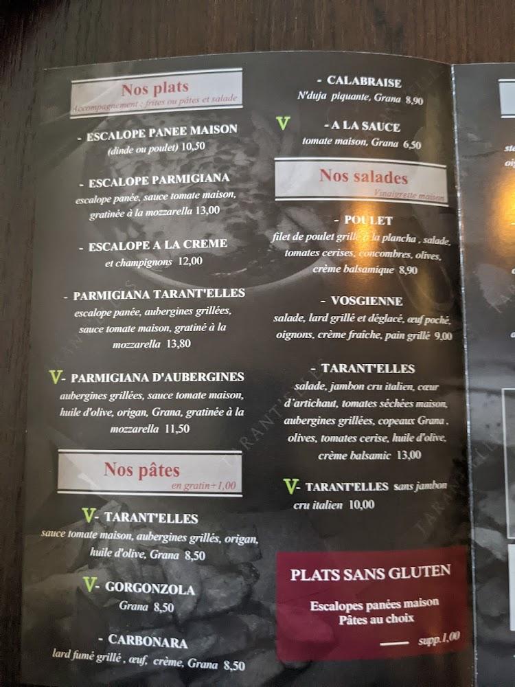 Tarant'elles - Menu Image 3